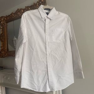 Arrow Pure White Button Down Shirt